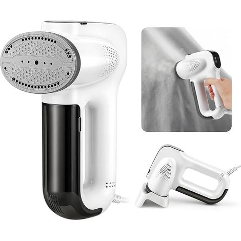 Garment Steamer with Suction Function - 3000Pa, Removable Water Tank, Portable Iron for Travel, 3 Steam Levels (20g/min), Wrinkle Free Results (120ML) (1/5)