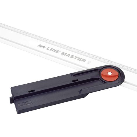kwb Staffa angolare LINE MASTER, utilizzabile come angolo combinato, angolo da fabbro, angolo universale e angolo obliquo in plastica dura (1/4)
