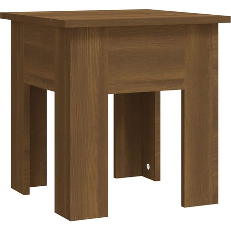 Table basse de salon, Table Café, Chêne marron 40x40x42 cm Aggloméré OIB8430E (1/5)