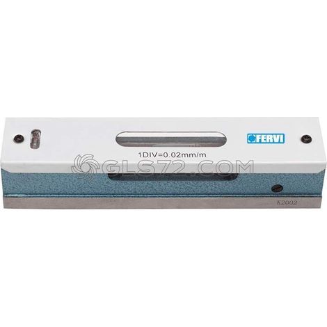 NIVEL LINEAL CON BASE PRISMATICA DE PRECISION 0.02MM/M FERVI L200 (1/2)