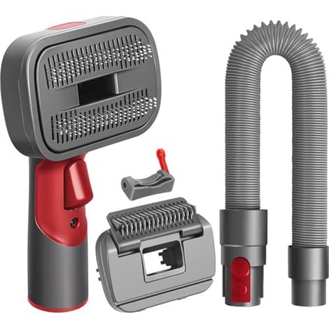 Brosse Aspirateur pour Chiens 2 en 1 Compatible avec Dyson Gen5 V15 V12 V11 V8 V7, idéale pour éliminer les poils lâches, les squames, le sous-poil et les nœuds (1/5)