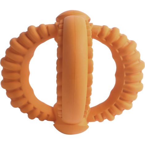 Bissfester, interaktiver Gummiball für Hunde- und Katzenkäfige, ideal zur Zahnreinigung. (1/5)
