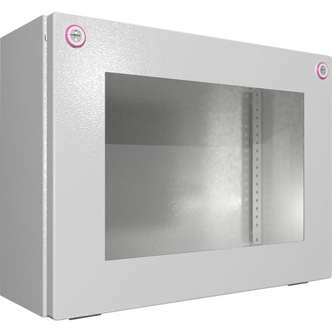 Rittal KX 1611.000 Installations-Gehäuse, Wand-Gehäuse 400 x 300 x 155 Stahlblech Lichtgrau (RAL 703