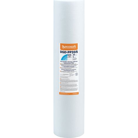 Ecosoft CPV4520205ECO Dual Gradient Sedimentkartusche PP 4,5″×20″ 20-5 Mikron