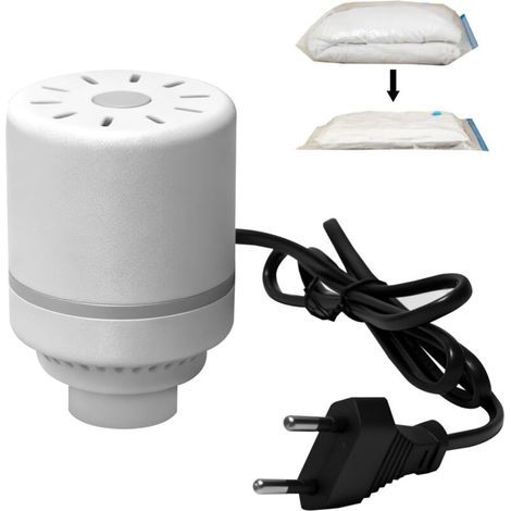 Vakuumpumpe, Reise-Vakuumpumpe, elektrischer Luft-Vakuumbeutel-Staubsauger, Mini-tragbare Pumpe für Reisen, Umzüge und Vakuumbeutel, extrem starke Saugkraft (1/5)