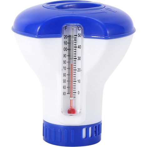 Kit de nettoyage pour piscine, distributeur de produit nettoyant, comprimés de chlore de 3,8 cm (1,5 pouce) (1/5)