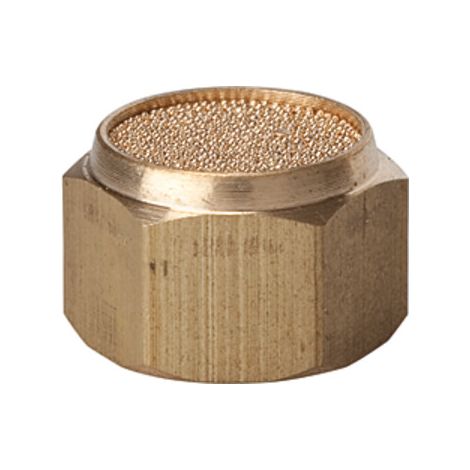 Riegler Sinterbronce-Schalldämpfer, flach, M5 i., SW 8 (1/4)