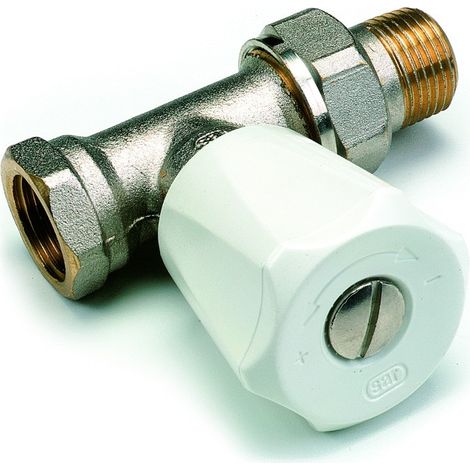 Robinet de radiateur EUROSAR droit nickelé 3/8'' - COMAP - 419203