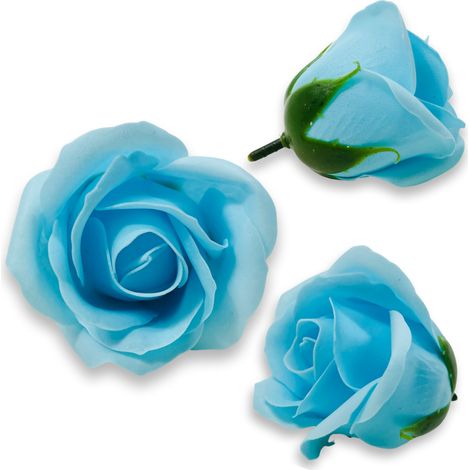 Hellblaue Seifenrose (1/5)