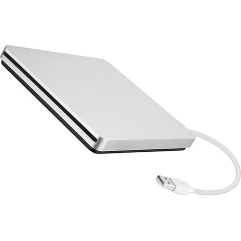 Graveur DVD Externe 8X USB 3.0 Abs Argenté pour Ordinateur de Bureau  Lecteur Portable, Gravure de Fichiers et Lecture Audio/vidéo, Installation Système, Usage Domestique (1/5)