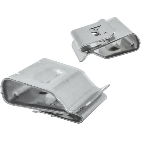 Clips para cables de paneles solares, clips para cables fotovoltaicos, clips de sujeción de cables para bastidores de remolques de acero inoxidable (30 unidades/ST-2) (1/4)