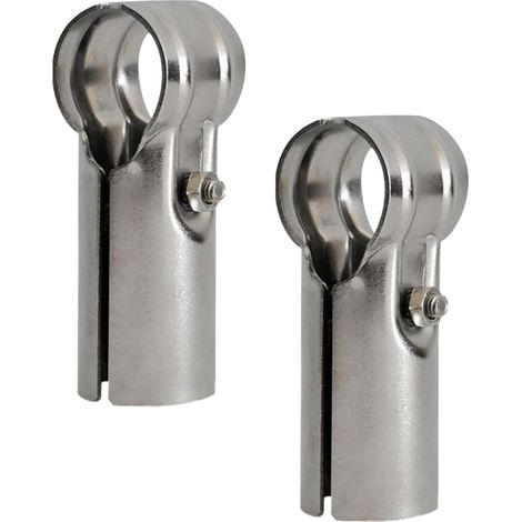 Lot de 2 colliers de serrage en T en acier inoxydable pour 32mm tuyaux, boulons et écrous inclus