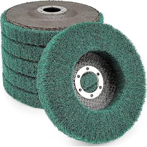 Nylon Fibre Flap Sanding Discs 125 mm 180 Grit (1/2)