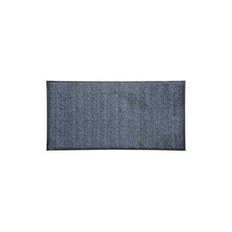 ZERBINO ASCIUGAPASSO RETTANGOLARE IN POLIESTERE GRIGIO- - cm.40x60 - 1 pezzi XTRA