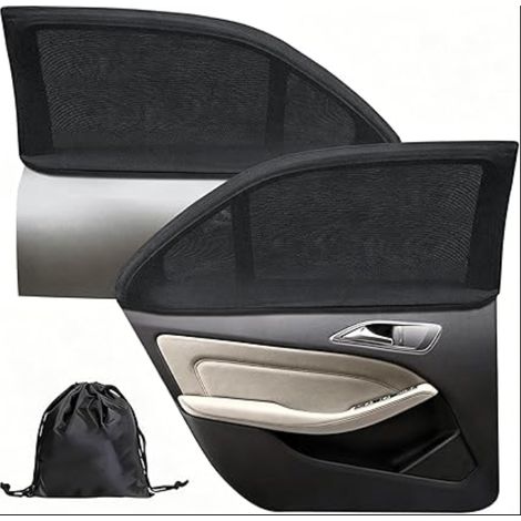 Pare Soleil Voiture Chaussette Anti UV Cache Vitre Universel Respirant Chaleur pour SUV Berline (1/5)
