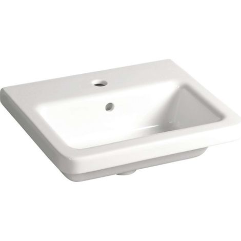 Sapho City - Lavabo 50x18x40 cm, bianco KE050