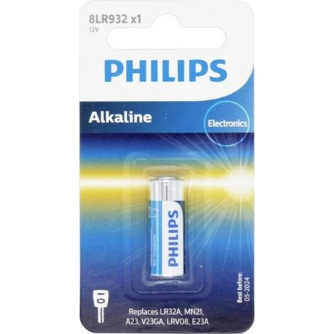 Philips 8LR932/LR23A Batteria speciale 23 A Alcalina/manganese 12 V 1 pz.