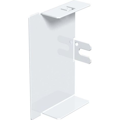 OBO Bettermann Pieza final 60x100mm Acero cincado / recubierto de plástico blanco puro RAL 9010, 6249817
