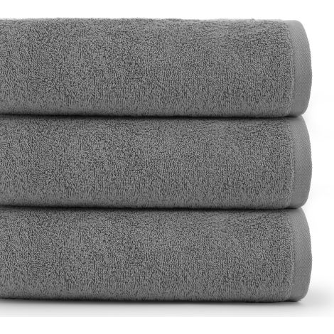 Asciugamano grigio 50x90 cm 450 g (1/2)
