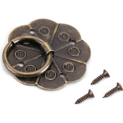 20 Pcs Meubles en Métal Armoire à Tiroirs Vintage Style Poignée Bouton Bronze Tone pour Cuisine Tiroir Armoire Placard en Bois Boîte Porte Commode Décor à Maison(3 3cm). (1/5)