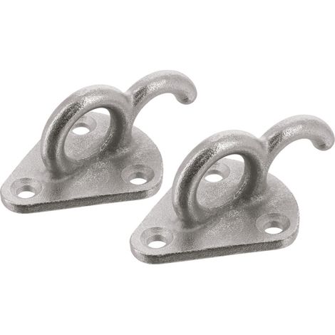 Lot de 2 crochets 2 en 1 pour fixation bâche (1/2)