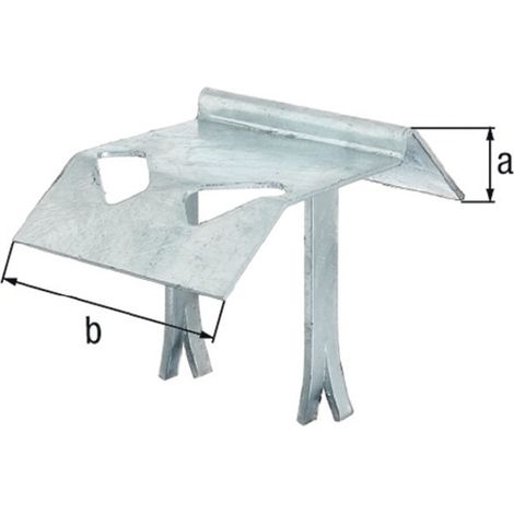 Auflaufstütze Typ 321 STA TZN angeschw.Mauerkrallen 125mm GAH (1/2)