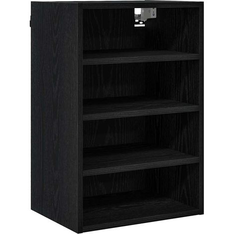 Maison Exclusive - Mueble colgante con estante Roble negro 40 x 2