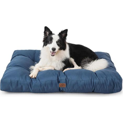 Hundebett Hundematratze Hundematte dunkelblau L 91 x B 68 x H 10 cm (1/5)