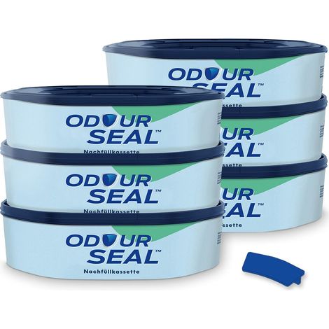 Lot de recharges et clip compatibles avec les poubelles à couches et les seaux à litière