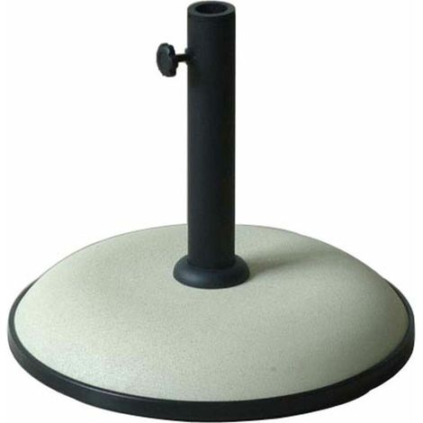 Marbueno Sonnenschirmständer Rund Weiß 41,5 cm