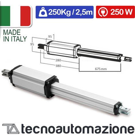 Motore elettromeccanico BOB 400 per cancelli a battente, 230Vac, max 250Kg / 2,50 metri per battente - Tecno Automazione MXDV4BT (1/4)