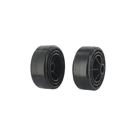 Rueda anti-raspado adaptable para Stiga modelo Park y Villa - Eje largo: 50,8 mm, ø: exterior: 98,43 mm, diámetro interior: 15,87 mm. Reemplaza original