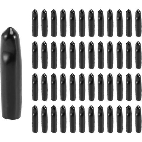 Bouchon verseur élastique en gomme noire pour bouteille d'alcool, bec verseur distributeur anti-poussière 48) - Bon (1/5)