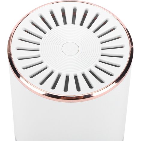 Purificador de aire USB portátil – dispositivo profesional – blanco – mini para coche y oficina – ABS/PP – 16 x 6,5 cm – incluye filtro y cable (1/5)