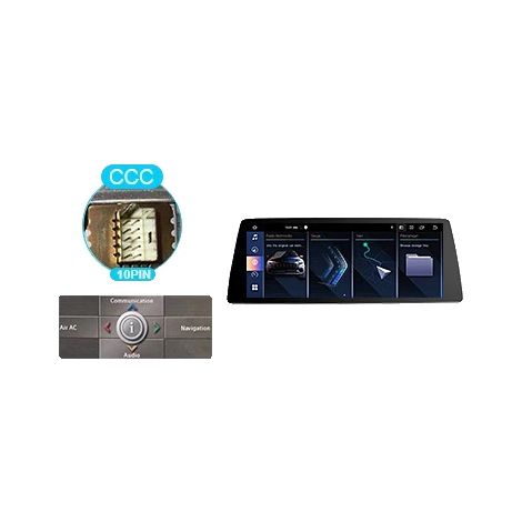Carplay, Lecteur Multimédia, Fonctionnalité à Double Système, Compatibilité avec BMW Série 5/3 E60 E61 E62 E63 E90 E91 E92 E93 M3, PX-10-CCC-4G64G-A, HPL-10-CCC-2G64G-A (1/2)