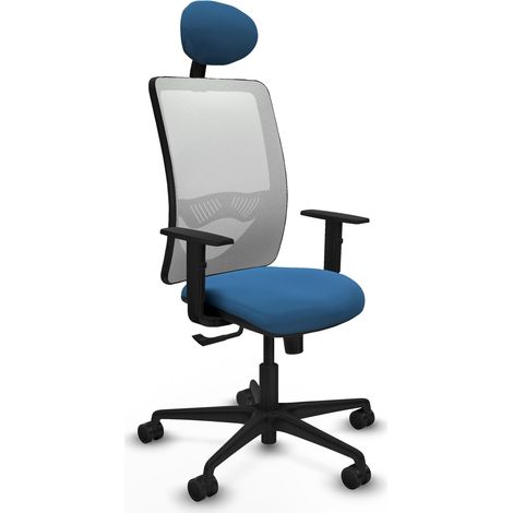 Silla de oficina piqueras y crespo Zulema negro espuma alta densidad (1/2)
