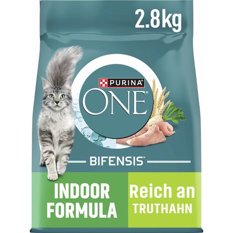 Purina One Katzenfutter Indoor Formula reich an Truthahn 2,8 kg (1/3)