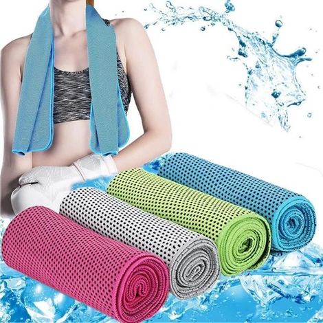 Sporttuch - 4 Stück - 30 x 100 cm - Schnelltrocknend - Erfrischend
