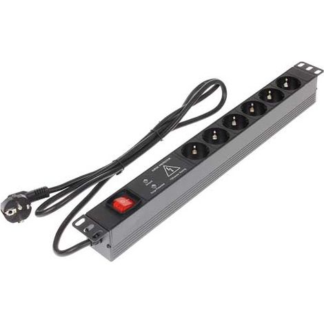 PDU RACK 1U 19" - 90L19-6VP