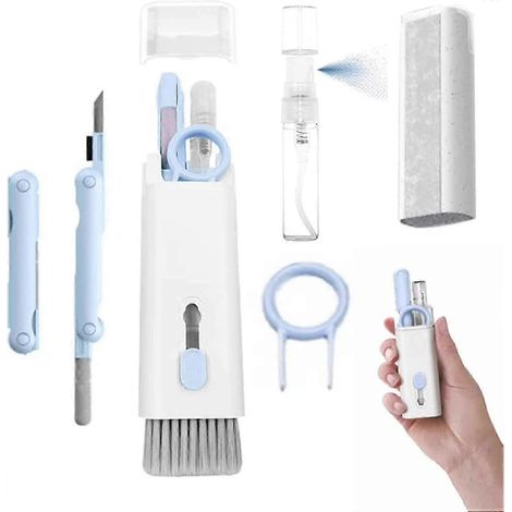 Kit de nettoyage électronique portable 7 en 1 pour PC, ordinateur portable, téléphone et plus encore (1/4)