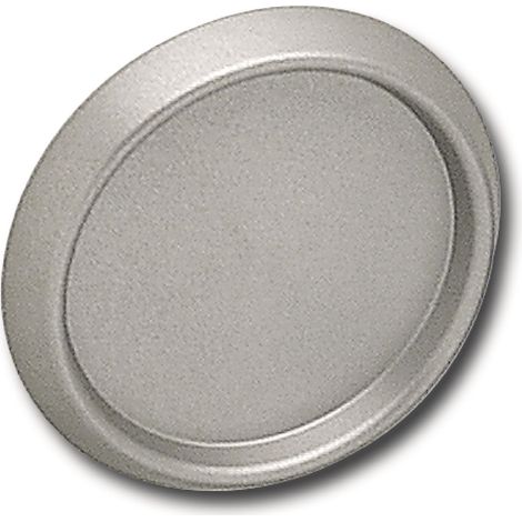 Poignée de porte coulissante en aluminium anodisé naturel Ø 40 mm