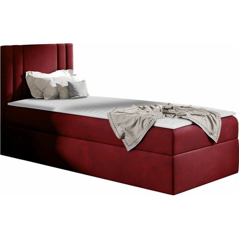 Cama continental Mel I, Kameleon 59, Continental, Individuales, 100x200, Tapiz, Somieres, 102x208x103cm (1/5)