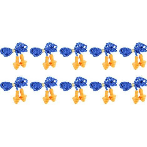 Christmas tree shaped thermoplastic rubber earplugs - Model 1270, 10 pieces, SNR 25 (1/3)