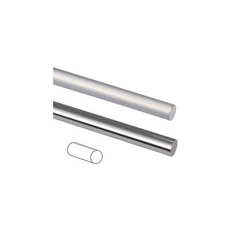 PROFILO TUBO TONDO PIENO IN ALLUMINIO- - ø mm.8 mt.1 argento lucido - 10 pezzi