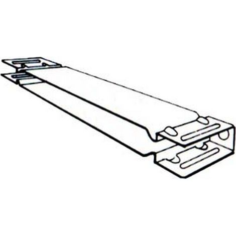 2PZ TRAVERSINO PER SCAFFALE A GANCIO - mm.400