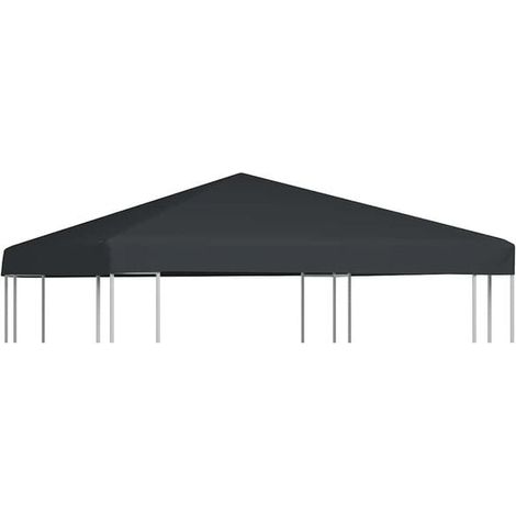 Toile de gazebo 310 g/m², 3 x 3 mètres, grise (1/5)