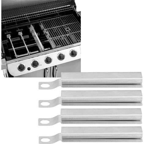 lyrlody Tube de Transfert pour Barbecue, Tubes Croisés Réglables Pièces de Barbecue en Acier Inoxydable Remplacement du Brûleur de Tube de Croisement pour Grils à Gaz (1/5)