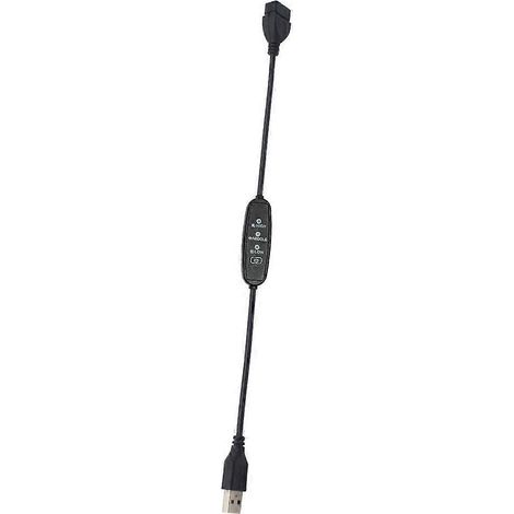 35 cm langes USB-Kabel mit Dimmschaltern, Verlängerungskabel, USB-Netzteil