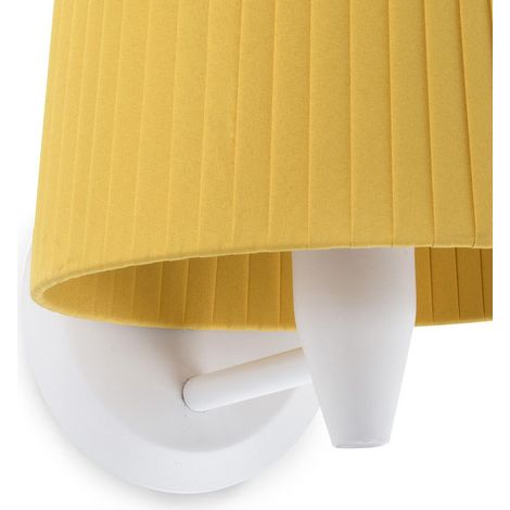 SAMBA Aplique de pared blanca/encintada amarilla 64306-36 (1/3)
