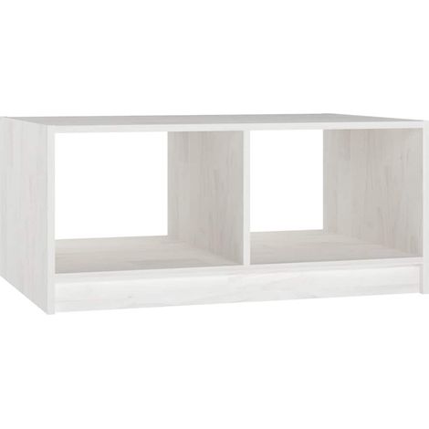 Maison Exclusive - Mesa de centro de madera maciza de pino blanco (1/5)